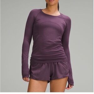 lululemon athletica Sz 6 Swiftly Tech Long-Sleeve 2.0 in Grape Thistle